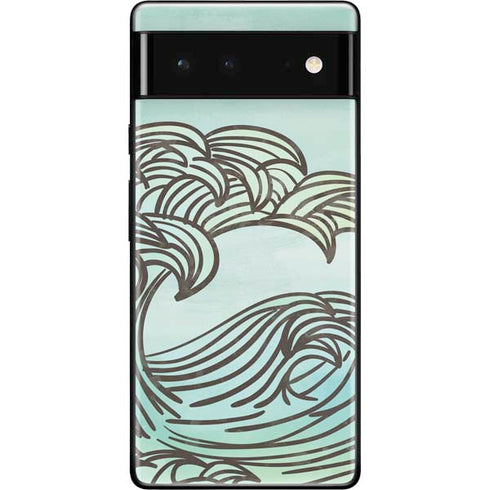 California Big Wave Google Pixel 6 Skin